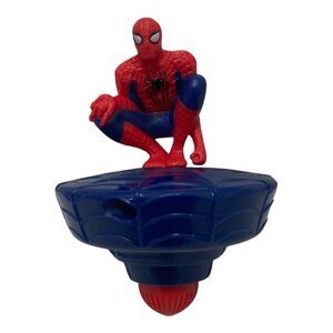 McDonalds Spider Man Spinning Top Toy 3” Amazing Spider Man 2 Movie 2014 No 6
